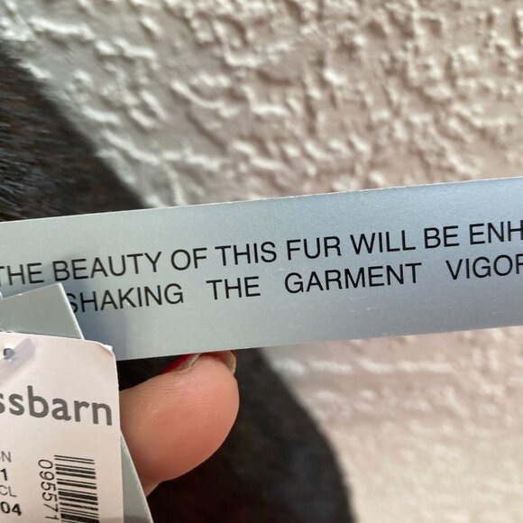 Faux Mink Vest Jacket Sz L Full Zip Heavy Coat Vest Reversible NWT - Picture 5 of 13